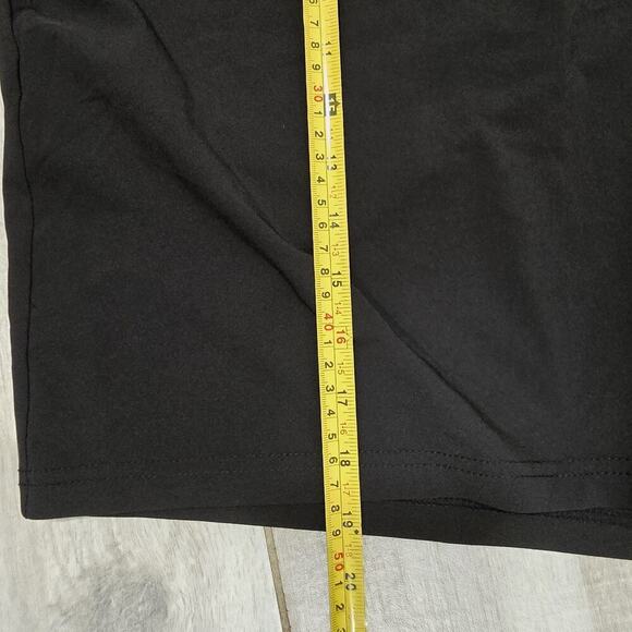 NEW Spyder Active Mens XXL Black Performance Shorts Elastic Waistband Zipper - Picture 5 of 9